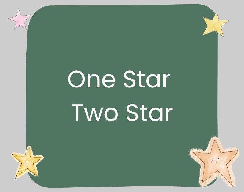 One Star Two Star 
